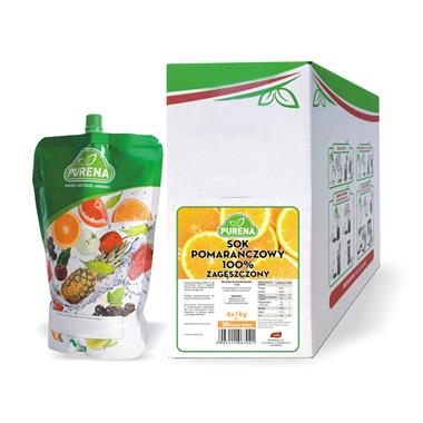 Sok pomarańczowy 100% zagęszczony  1kg (6x1kg) – Purena